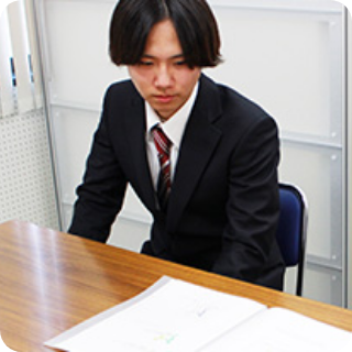 就職指導写真